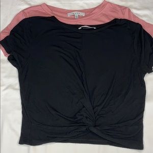 Crop top twist tshirts